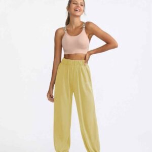 Grey Cotton Flare Leggings for Women Ruxi ng678
