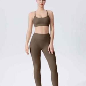 High Top Yoga Pants for Women Stretchy Activewear Ruxi