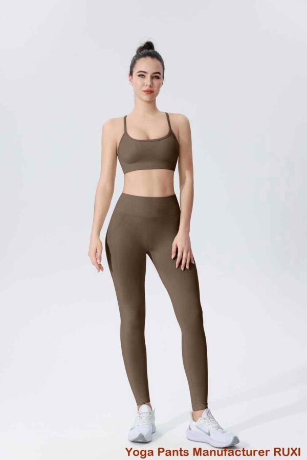 High Top Yoga Pants for Women Stretchy Activewear Ruxi