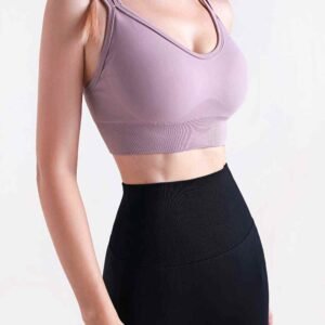 Smooth Satin Sports Bra for Active Comfort Ruxi ng1793
