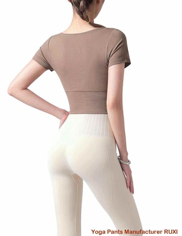 V Cut Flare Leggings for Women Ruxi ng421