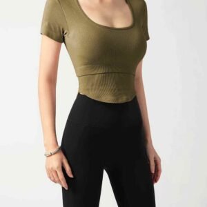 White Sports Bra Top for Active Wear Ruxi ng1550